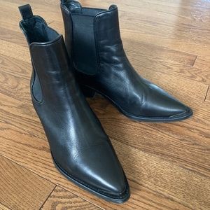 Allsaints pointed toe chelsea boots